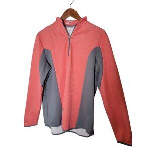 Women's Nike Golf Half Zip Pink Pullover Long Sleeve